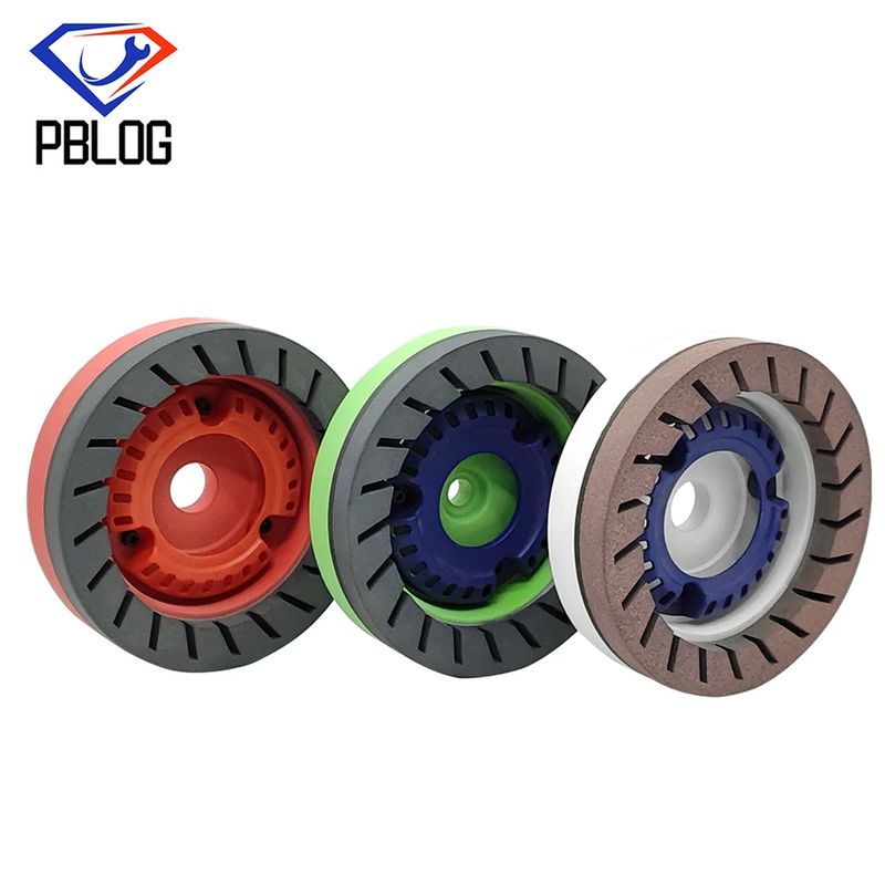 White Brown Hardness Grinding Wheel ốp cuộn nhựa cho máy nghiền hai cạnh