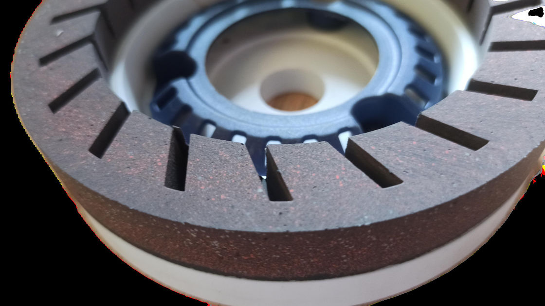 150mm ốp nhựa độ sắc nét cao cho máy nghiền 240 Grit White Brown Cup Wheel