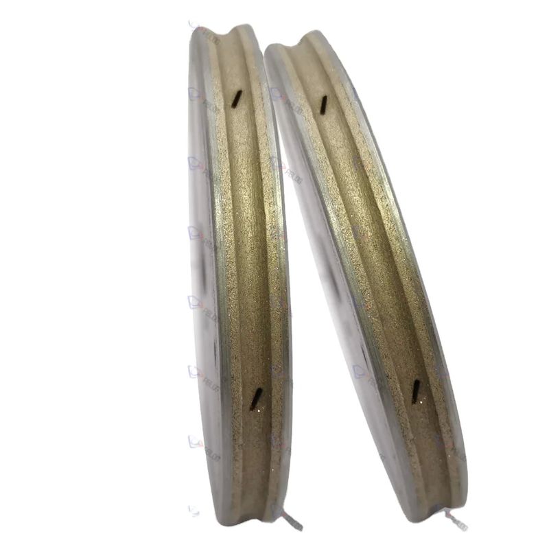 150mm vòng cạnh kim cương đánh bóng bánh xe cho hiệu suất lâu dài và Grit 240
